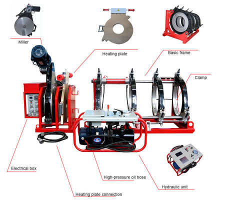 Manual Hydraulic Butt Fusion Machine Semi Automatic Of Hdpe SHT1200-SHY