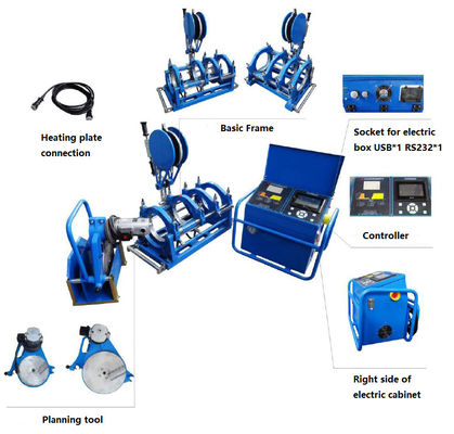 CNC Automatic Plastic Pipe Butt Fusion Welding Machine 160mm To 315mm