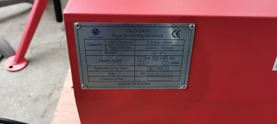 STG6A 1'' - 6'' Roll Groover Machine from China with updated hydraulic pump