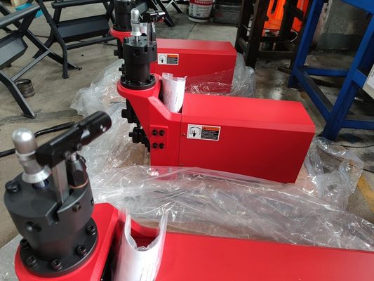 STG9A 1'' - 8'' Roll Groover Machine from China with folding carriage for easy assemble and move