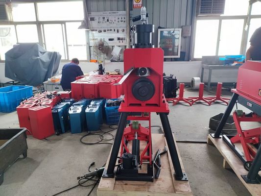 STG24A 8'' - 24'' steel pipe Roll Groover Machine for heavy duty couplings and grooved pipes