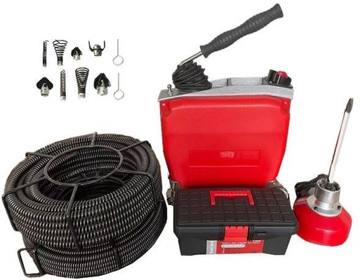 STD150B Drain Cleaning Machine 3/4"-8" (20-200mm) 370w with Die Cast Aluminum Frame