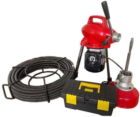 STD75B Drain Cleaning Machine 3/4"-4" (20-100mm) drain cleaner with 16mm, 22mm, 30mm cables
