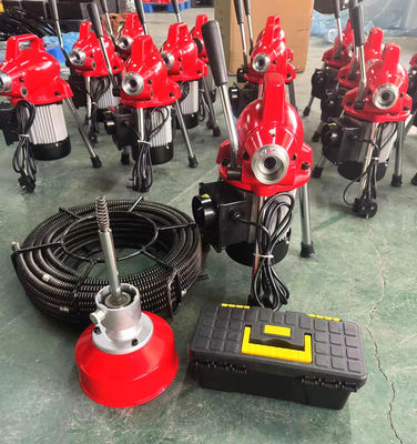 STD75B Drain Cleaning Machine 3/4"-4" (20-100mm) drain cleaner with 16mm, 22mm, 30mm cables