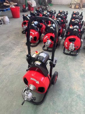 STD50B Drain Cleaning Machine 1 1/4"-4" (32-100mm) 250w 300RPM with Die Cast Aluminum Frame