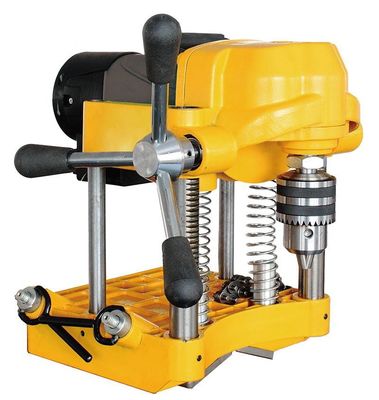 STH150  hole drilling machine for SCH40 steel pipe with tightening chain